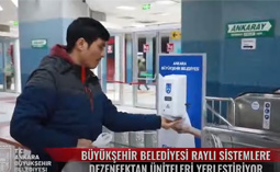 Metro, Ankaray ve Teleferik İçin El Dezenfektanı
