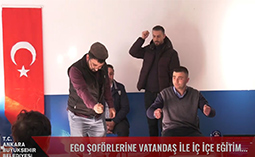 EGO Şoförlerine Eğitim