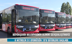Otobüslerimiz Ankara sokaklarında